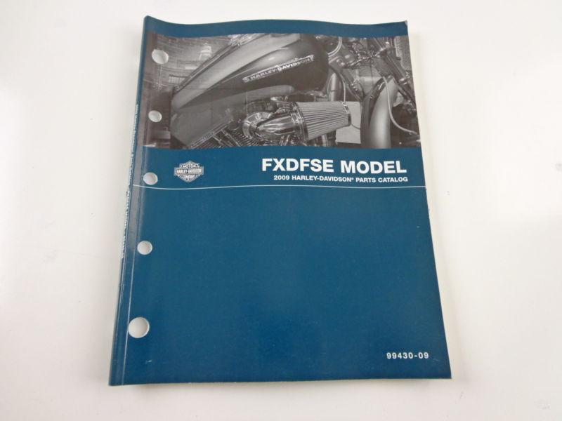 Harley davidson 2009 fxdfse model parts catalog 99430-09