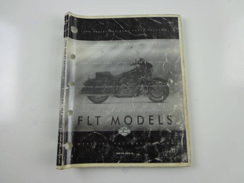 Harley davidson 1999 flt models parts catalog 99456-99