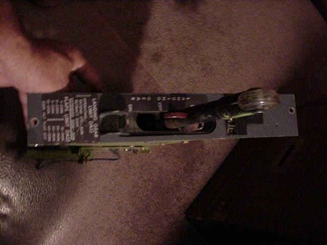 Boeing 737 landing gear lever assembly.....used aircraft part