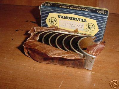 Nos vandervell rod bearings triumph herald 948 803cc standard eight ten pennant