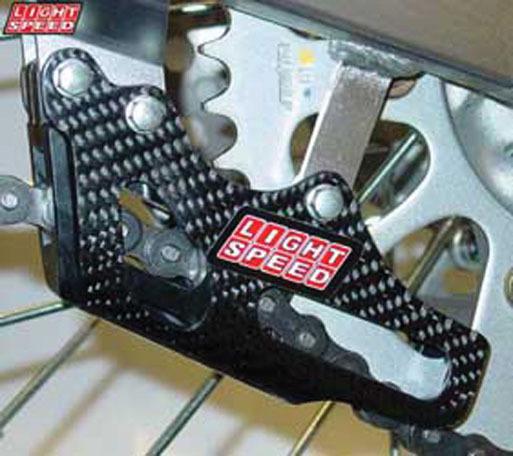 Lightspeed carbon chain guide carbon fiber for kawasaki  kx/f suzuki rm-z250