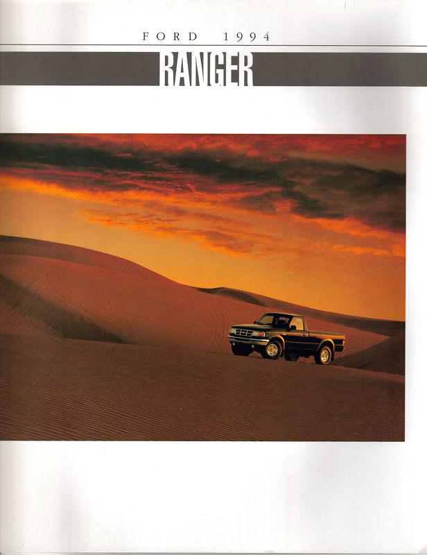 1994 ford ranger pickup sales brochure folder original excellent condition b25