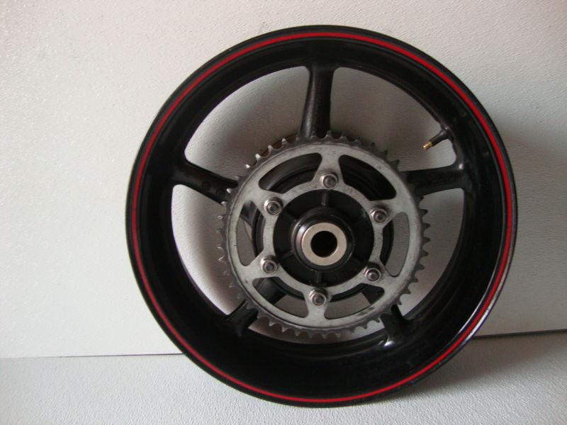 08 09 10 11 12 13 yamaha r6 yzf r6r mint rear rim oem black straight rims wheel 