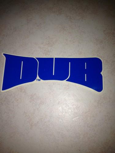 Dub sticker