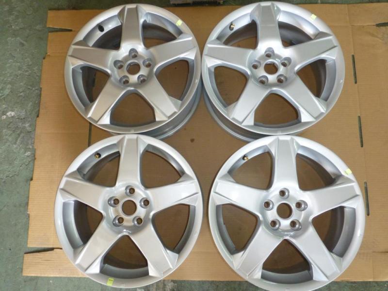 2012-2013 chevrolet sonic 17 x 6.5 silver oem 4 wheel set take offs