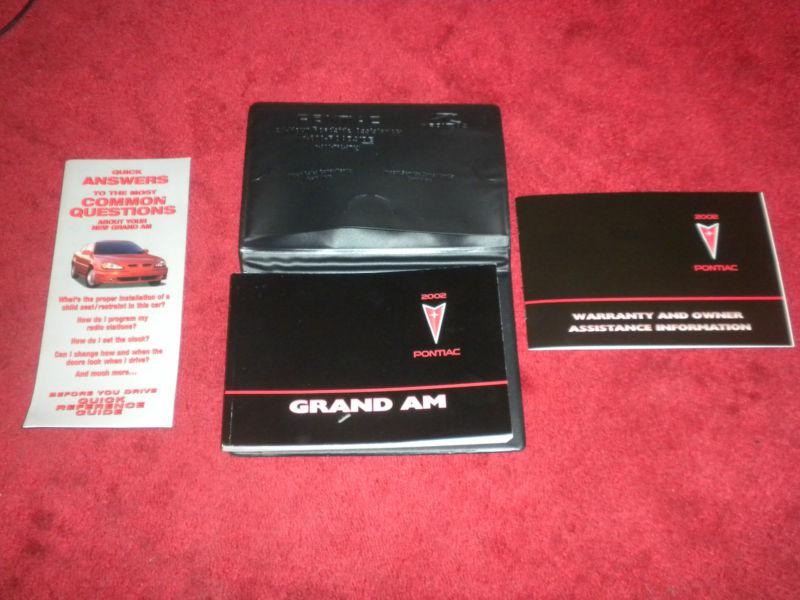 2002 pontiac grand am owner's manual