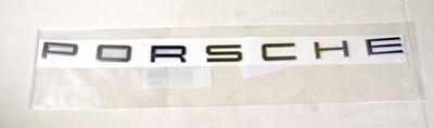 Porsche emblem chrome "p o r s c h e" lettering panamera 991 style badge genuine