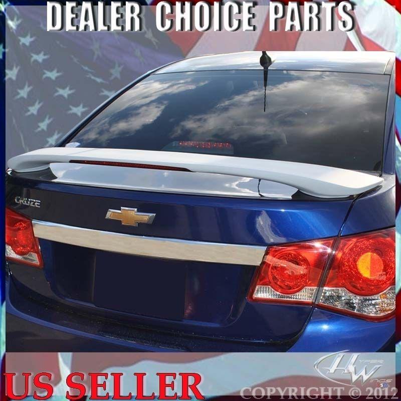 Chevy cruze 2011-2013 oem 2 post factory style spoiler wing primer with light