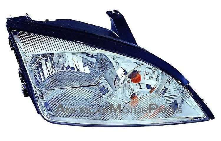 Right passenger side replacement headlight w/o hid 05-07 ford focus - 6s4z13008a