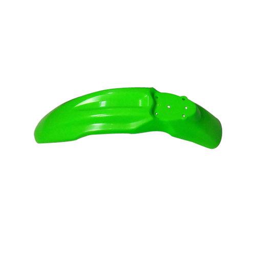 Green pit front plastic fender mud plate f/ honda crf70 ssr dirt bike