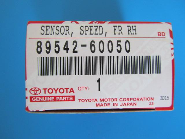 Toyota lexus new oem rh front speed sensor 89542-60050