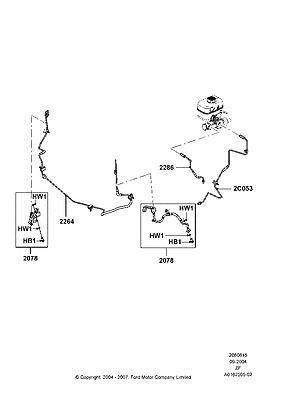 6r3z2585a fork control 06 07 08 mustang