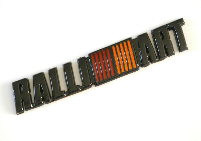 Ralliart black color emblem fit mitsubishi evolution 4 5 6 7 8 9 lancer ex