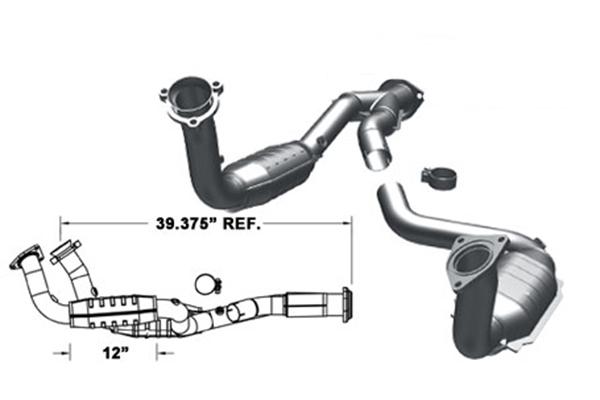 Magnaflow catalytic converters - 49 state legal - 93380