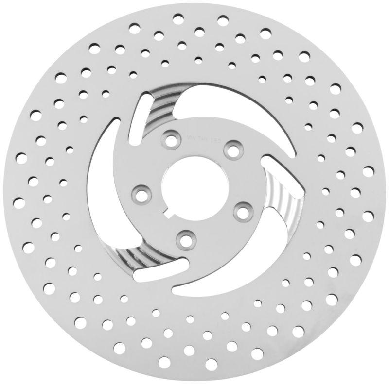 Bikers choice swept mirror polished brake rotor  144823