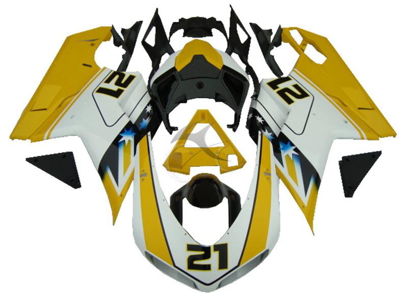 Injection molded  abs plastic fairing body work for ducati 848 1098 1198