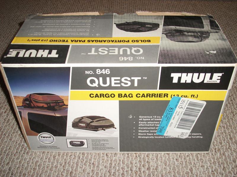 Thule quest 846 rooftop bag cargo luggage storage roof carrier guc in box