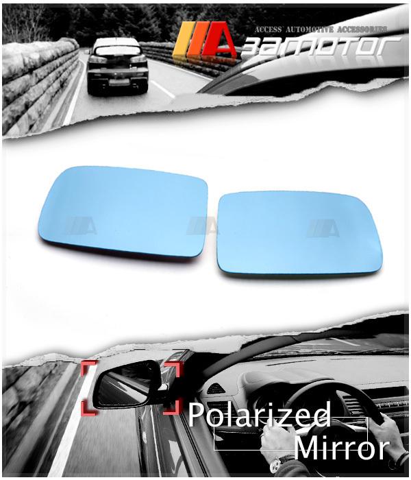 Mitsubishi evolution evo 7 8 9 polarized side view blue mirror mirrors glass d9