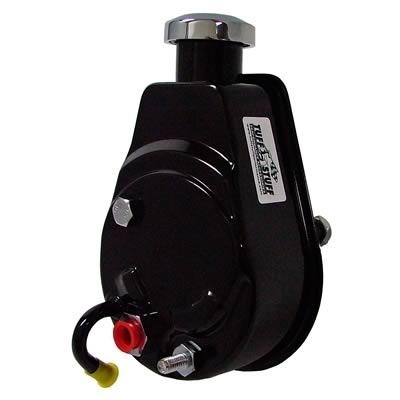 Tuff stuff performance 6174b black power steering pumps attached reservoir -