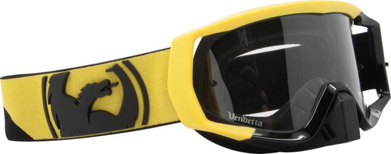 Dragon alliance vendetta anti-fog goggles angle yellow and black/clear lens