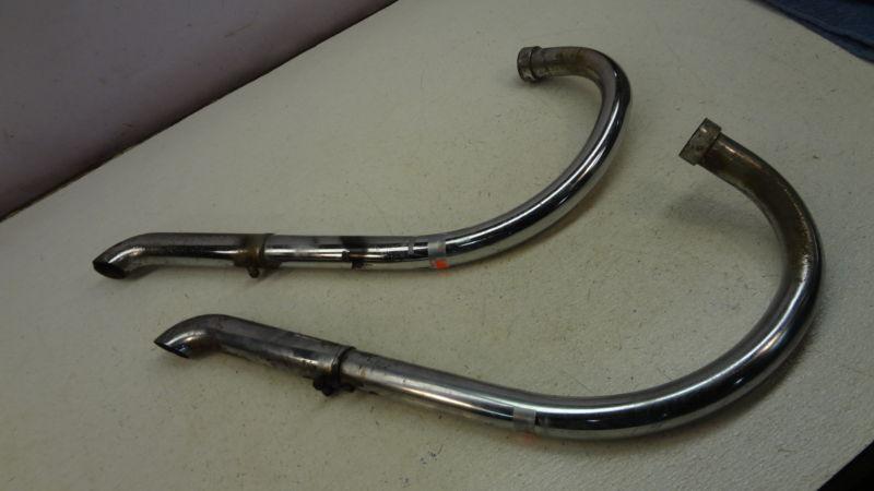 1968 honda cb350 cb 350 twin h745 exhaust pipes mufflers