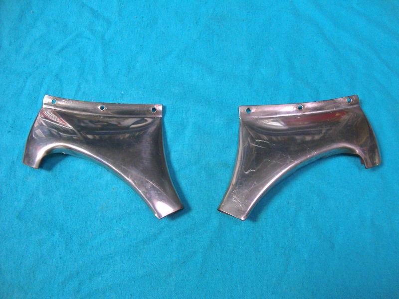 Oem 1953 1954 chevrolet pontiac oldsmobile outside sunvisor end brackets visor