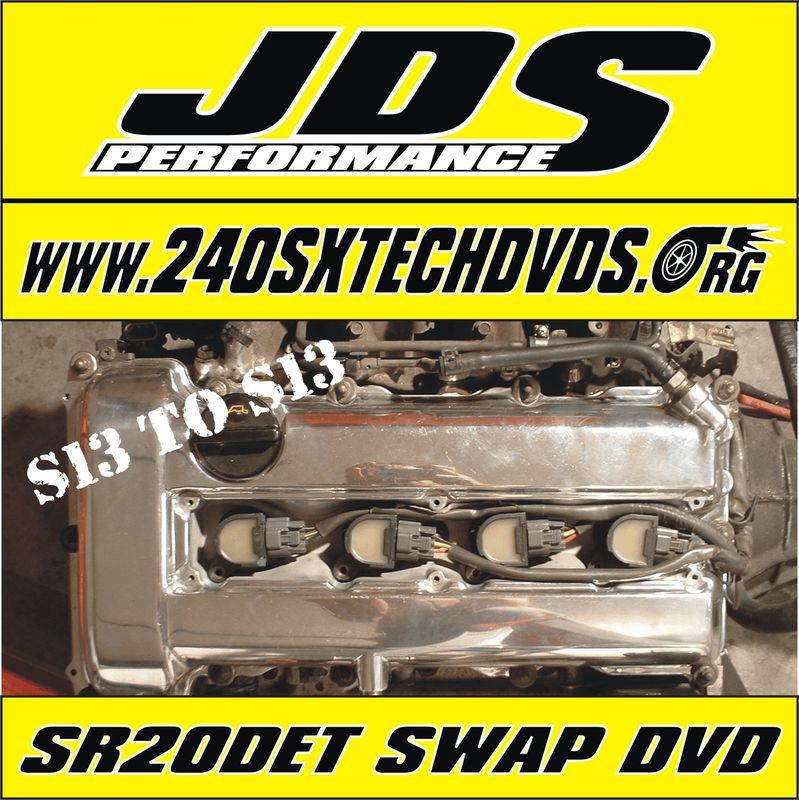 240sx sr20det swap dvd video s13 s14 s15 engine motor drift ka24de rb 2jz ls arp