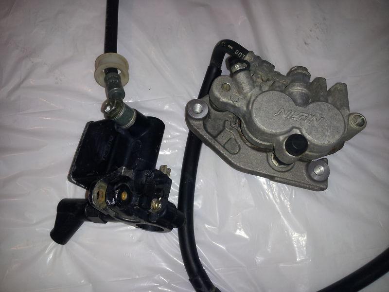 2001 - 2009 dr-z250 dr-z400 dr650 suzuki front brake caliper and master cylinder