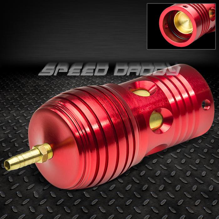 0-30psi adjustable billet aluminum rfl turbo/intercooler blow off valve bov red