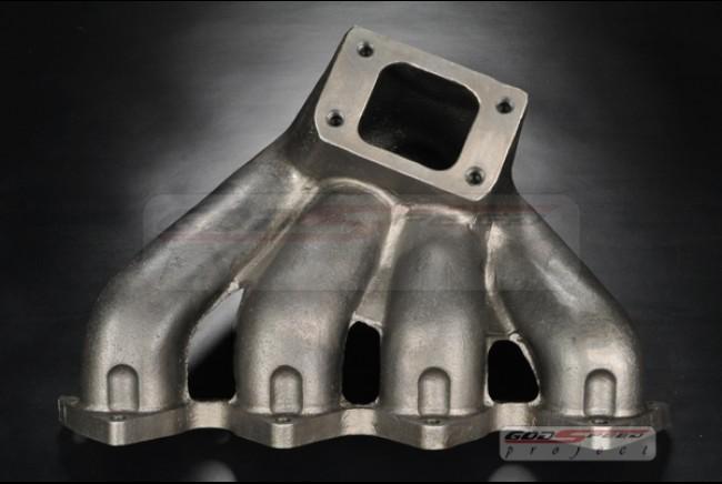 Gsp b-series eg ek da dc2 vtec b16 b18 t3 t3/t4 top mount cast turbo manifold