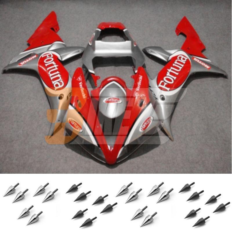 Bolt kit & injection fairing kit bodywork for yamaha yzf 1000 r1 2002 2003 ak