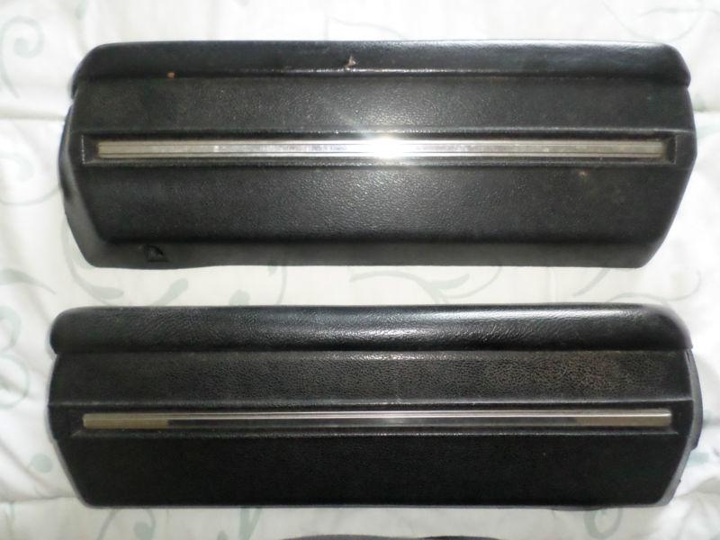 1968 1969 1970 1971 1972 skylark gs ss chevelle gto 442 black 16" armrests