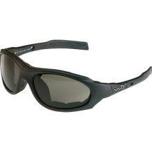 Wiley xl-1 sunglasses 2 lens package - smoke grey/clear & matte black frame 291