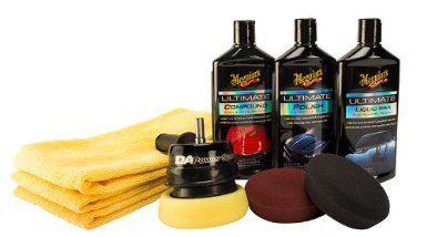 Meguiar's da power system kit car detail meguiar's ultimate compound,wax, polish