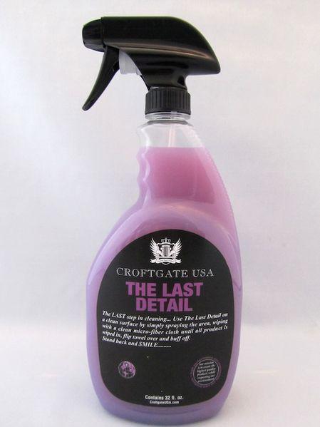 Croftgateusa's the last detail! quick detailer spray!  wax detailing car care 