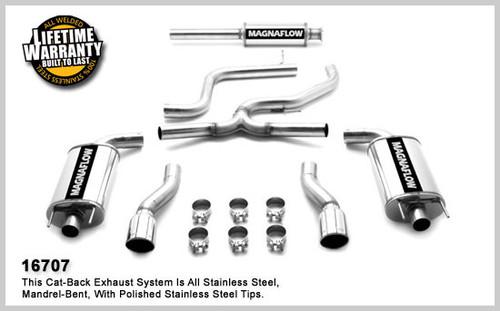 Magnaflow 16707 chevrolet impala stainless cat-back system performance exhaust