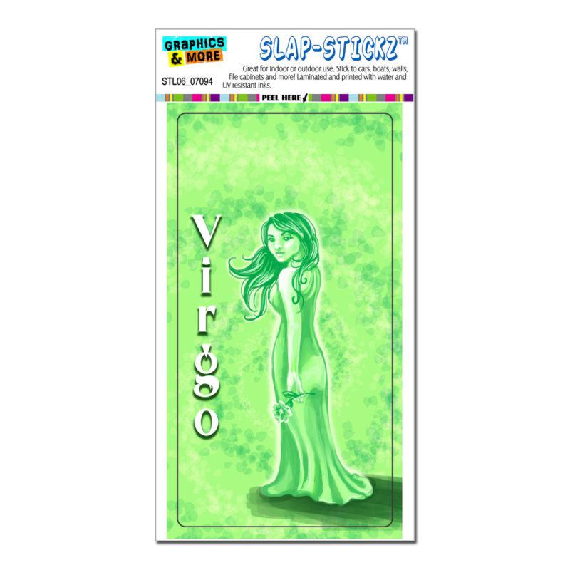 Virgo virgin zodiac - astrological sign astrology - slap-stickz™ bumper sticker