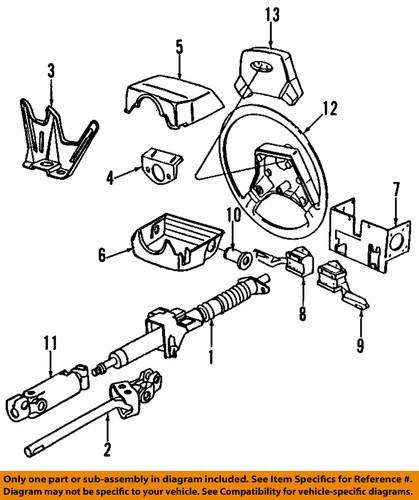 Jaguar oem c2p23933 steering column/steering misc