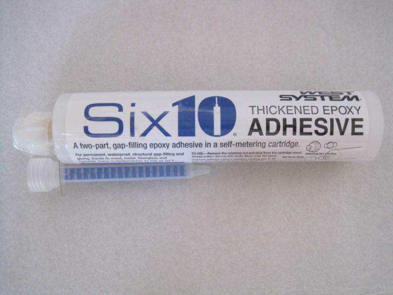 Six10 west system thickened epoxy adhesive 190 ml gap filling #610 adhere parts