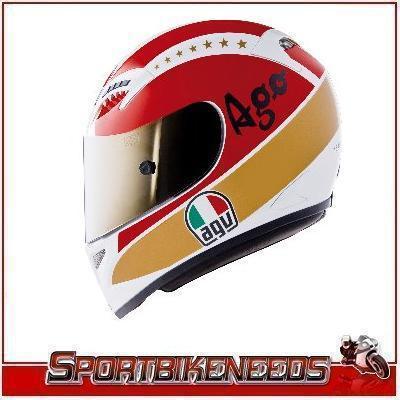 Agv t2 agostini 3 replica red helmet new xxlarge xxl