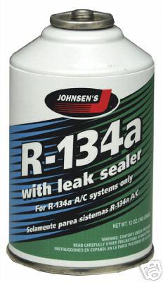 R134a refrigerant with oil and sealer