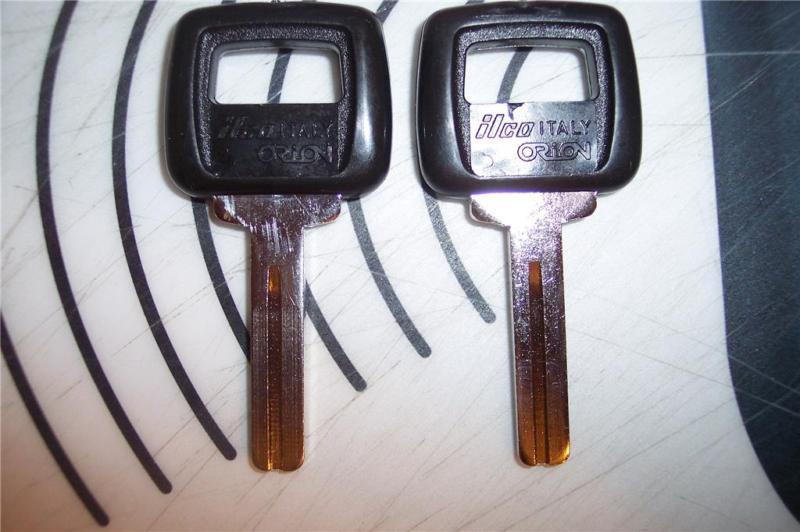 2 volvo high security key blanks for 1988-1998 models #2