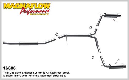 Magnaflow 16686 honda accord stainless cat-back system performance exhaust