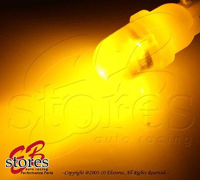 4 x t10 wedge super amber led light bulb 12256 12961