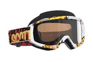 Scott hustle snowcross w/ silver chrome acs thermal lens adult goggles,banter