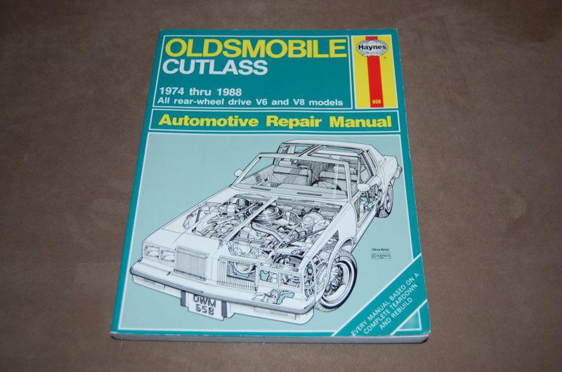 74-88 oldsmobile cutlass haynes manual 85 86 87 84 83 82 81 80 79 78 77 76 75  