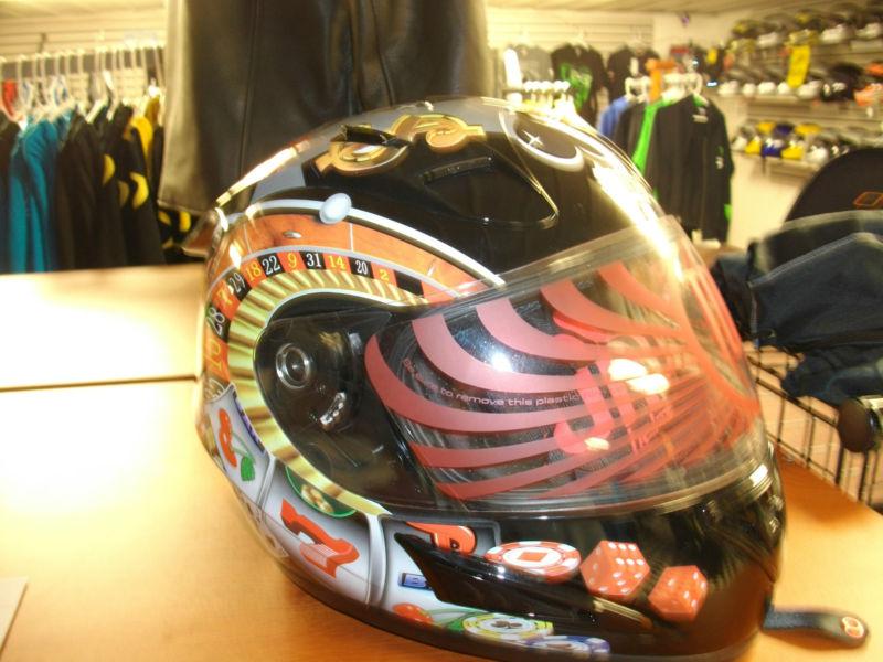 New torc motorcycle helmet vegas design size x-large