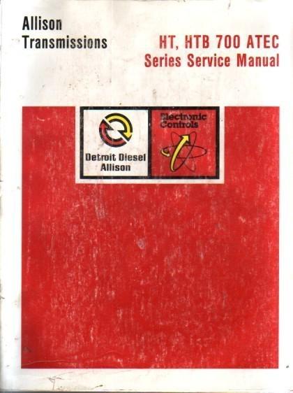 Allison ht htb 741 748 755 atec transmission shop overhaul service manual