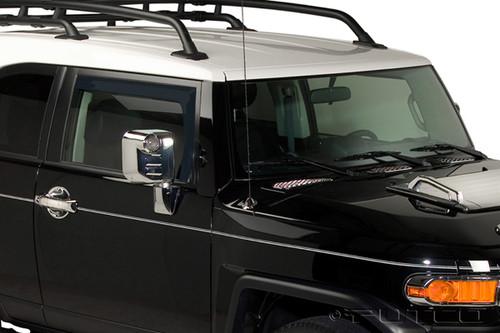 Putco 580059 toyota fj cruiser wind deflectors front rain guard window visor