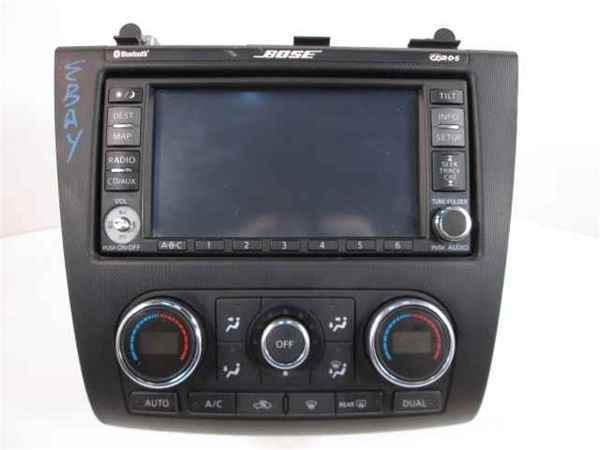 08 altima bose navigation cd player radio w/ac controls